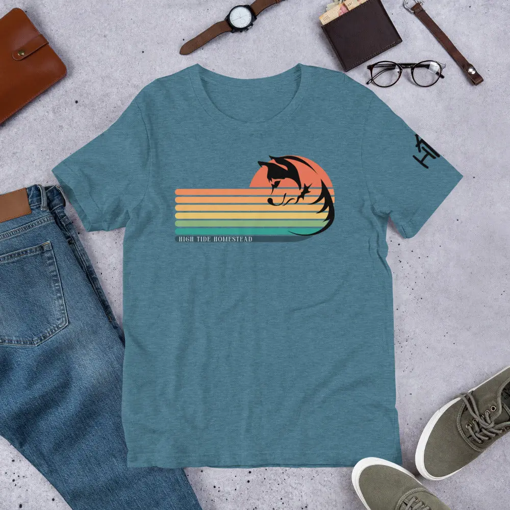 Retro Husky Unisex t-shirt