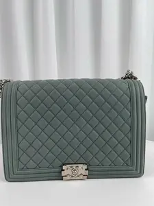 Pre-owned CHANEL calfskin Crossbody Bags leboy Bags