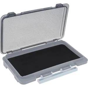 Super Slim Slit Foam Fishing Tackle Box Storage Tray for Fishing Lures Jig Hooks Spinners Spoons, Gray 6.8*3.8*0.8inch