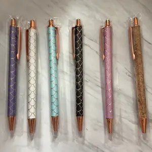 Rose Gold Mermaid Ink Pen