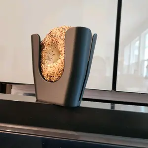 Bagel Buddy Bagel Holder Bagel assistant slicer Black Utensils Kitchen