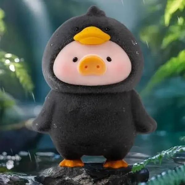 Authentic  Lulu The Piggy Pig Animal Party Puppet Show Series Fingertip Plush Blind Box Adorable