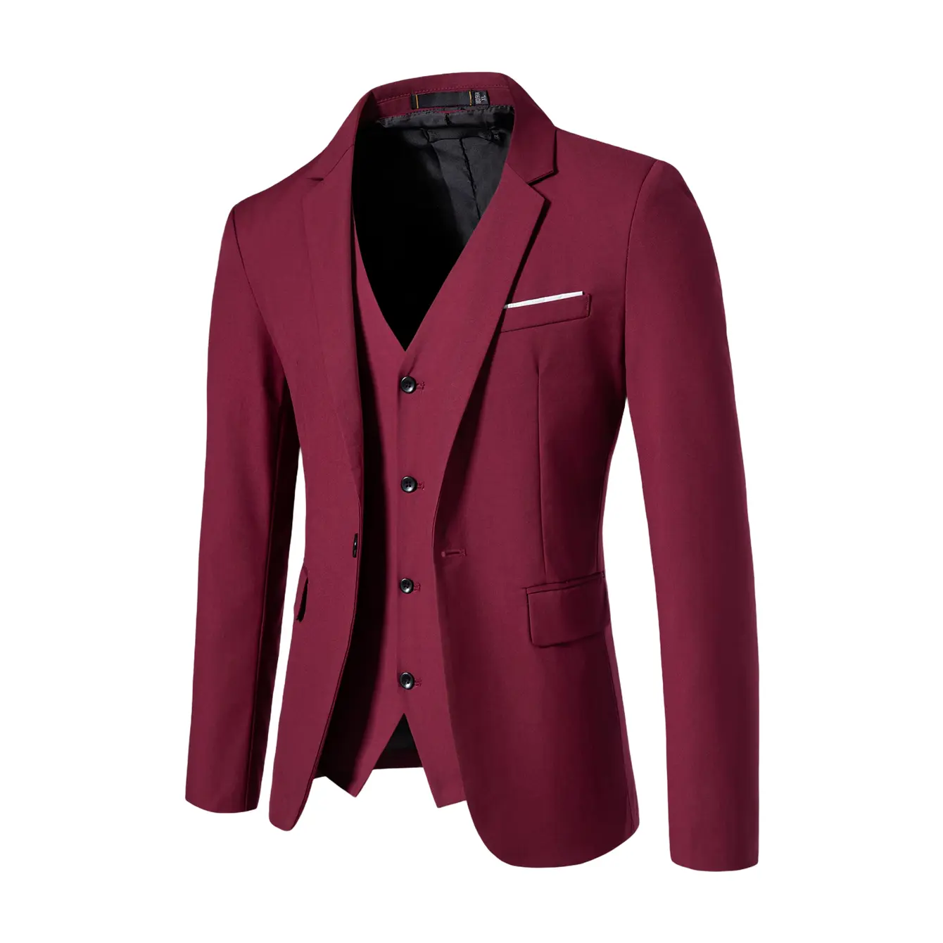 1PCS-Wine red (jacket)