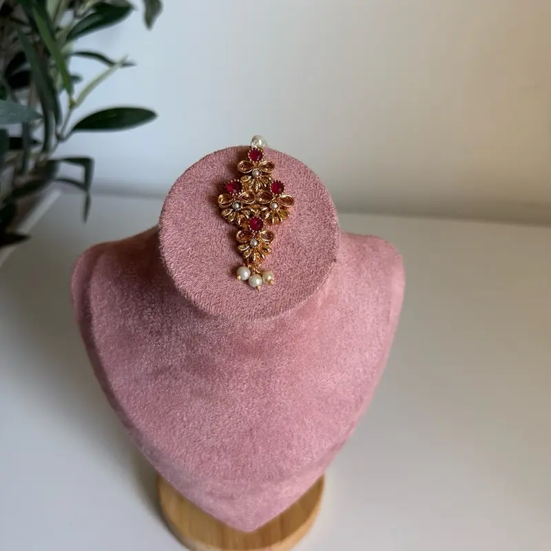 tikka collection — one stop for bride llc   details from timeless pearls to bold rubies — discover our handcrafted bridal tikka collection made to complete every bridal look. each piece is designed with premium stones, fine detailing, and that signatu