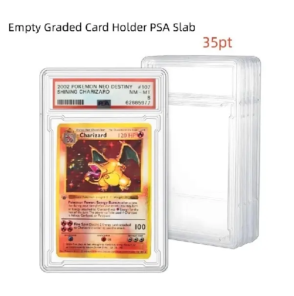 business card binder organizer Charizard X EX Mega 130 094 (Graded) Case