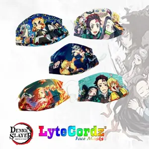 Demon Slayer - Anime - Adult 3 Ply Disposable Surgical Style Mask