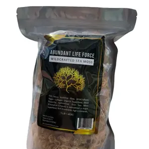 Seamoss Wildcrafted Raw Sea Moss 16 oz - Natural, Pure Seaweed, Vegan-Friendly, 92-Mineral Packed, Nutrient-Dense Unflavored Snack