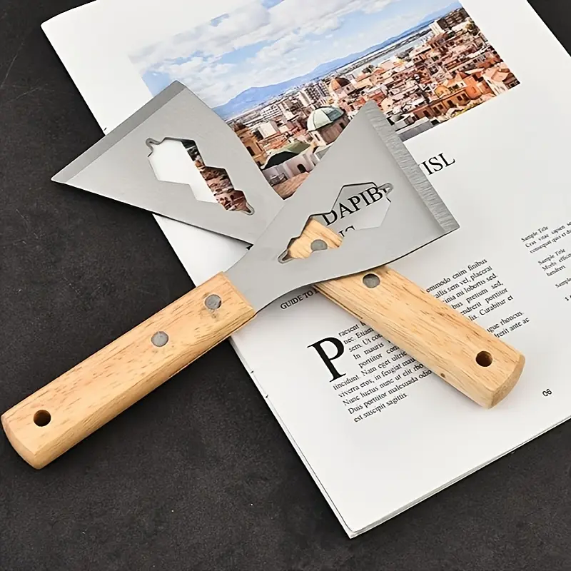 1PC Multi functional shovel cleaning blade, stainless steel cement shovel, floor scraper, wall scraping tool