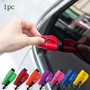 Car Emergency Escape Tool – Compact Portable Window Breaker with Seat Belt Cutter, Multifunctional Automotive Safety Accessory, 1 Count