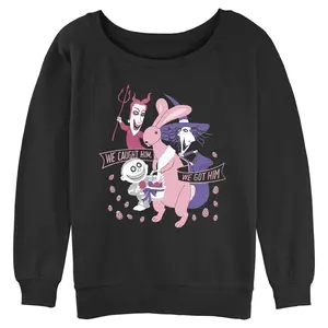 Junior's The Nightmare Before Christmas Easter Bunny We Caught Him Sweatshirt