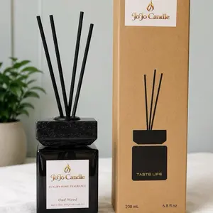 JoJo Candle Luxury Reed Diffuser – Oud Wood 200ml