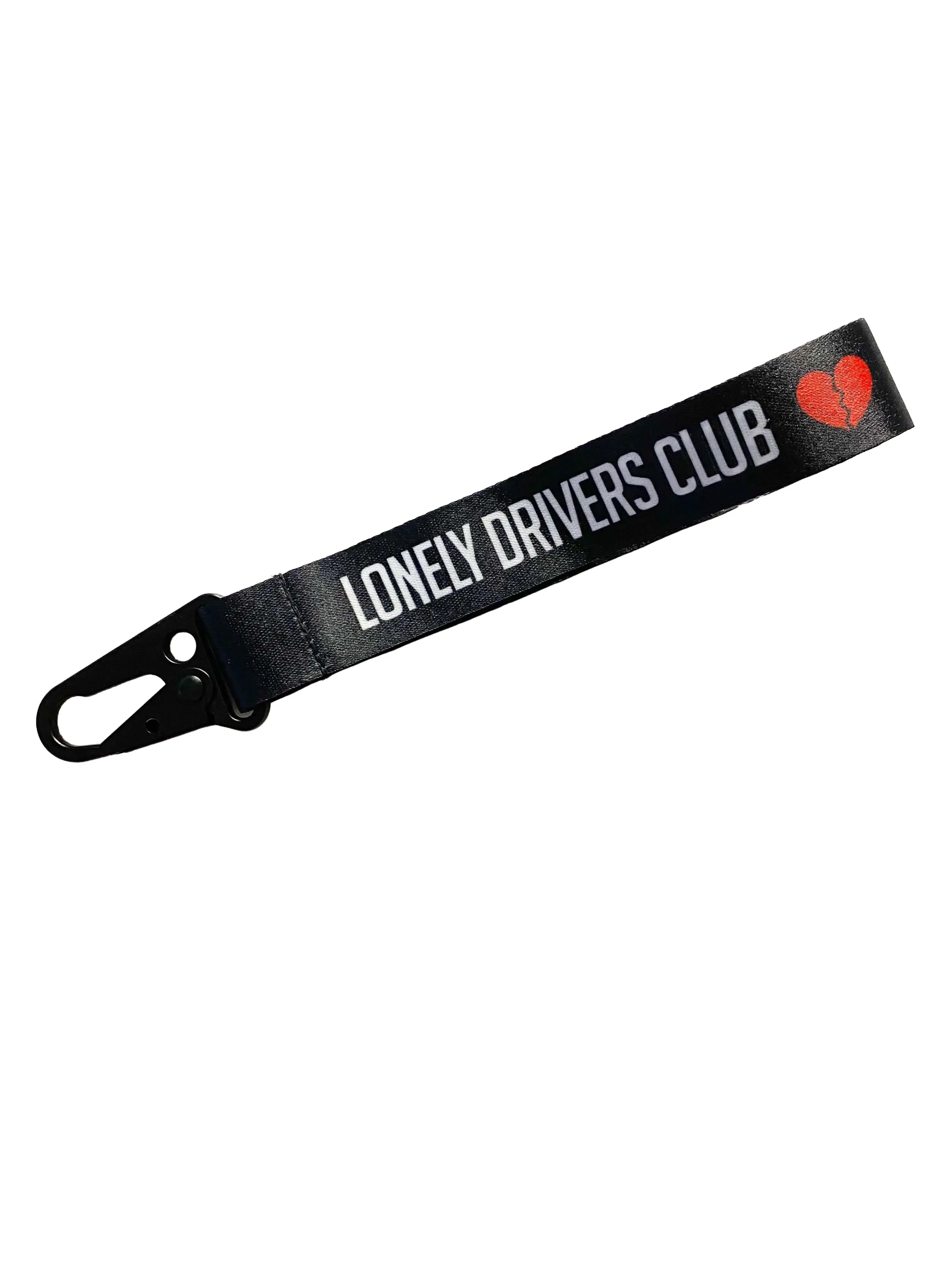 Lonely Drivers Club JDM Wrist Lanyard - Heavy Duty Clip and Key Ring