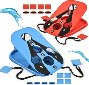 Pool Cornhole Board Set, 3Ft X 2Ft Corn Hole Games for Adults, Cornhole Set Floating, Pool Games for Adults, Water and Land Dual-Purpose, Easy Setup, Beach Toys for Family, Beach/Lawn Toys ropoda
