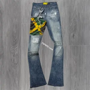 GUAPI - Stacked The freedom Denim - Blue