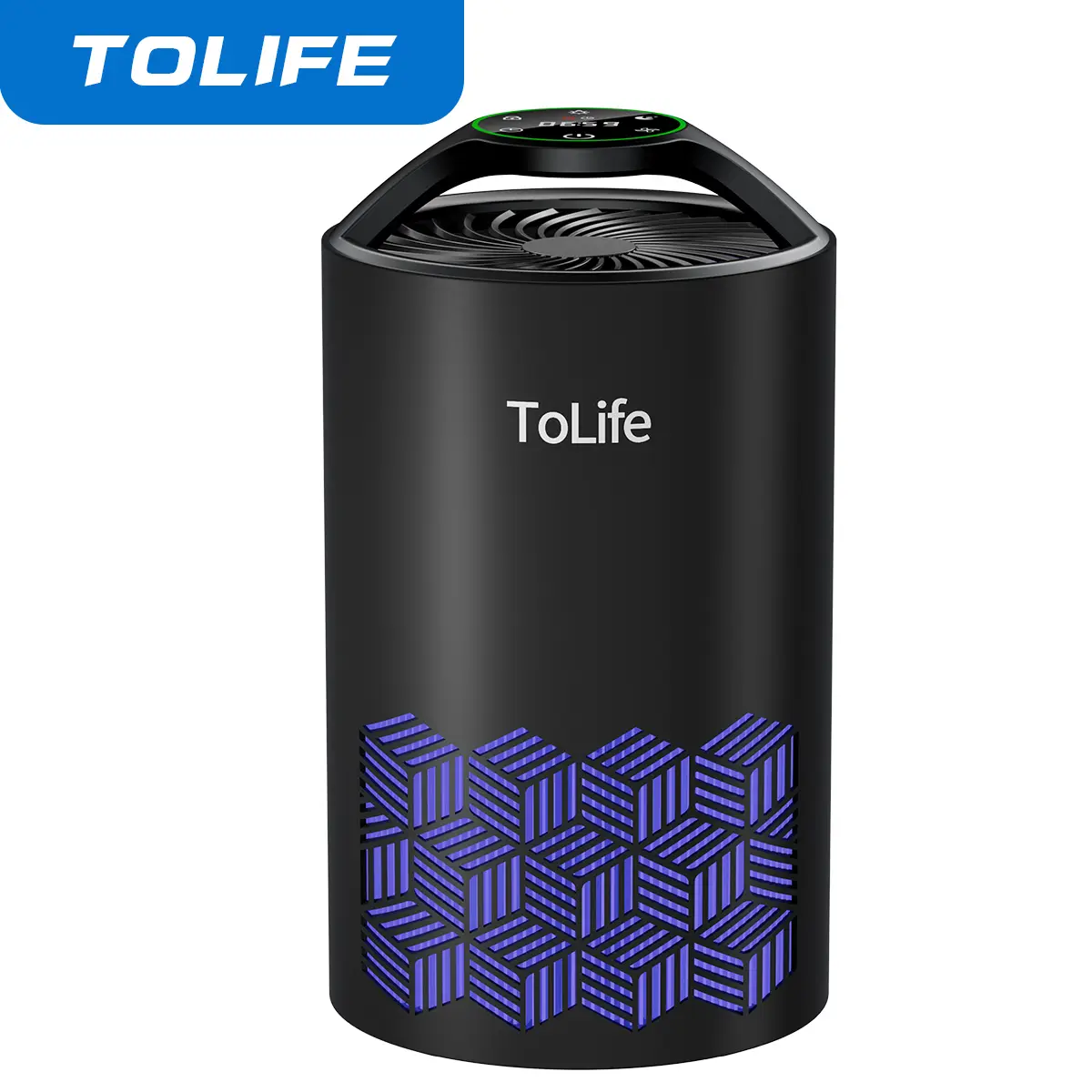 ToLife K1 Air Purifier: HEPA Filter for Pet Allergies & Dust! Portable, Baby-Friendly & Low-Noise Sleep Mode - Perfect for Home & Office