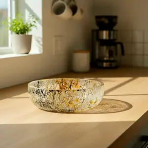 Celestial Splatter Resin Bowl