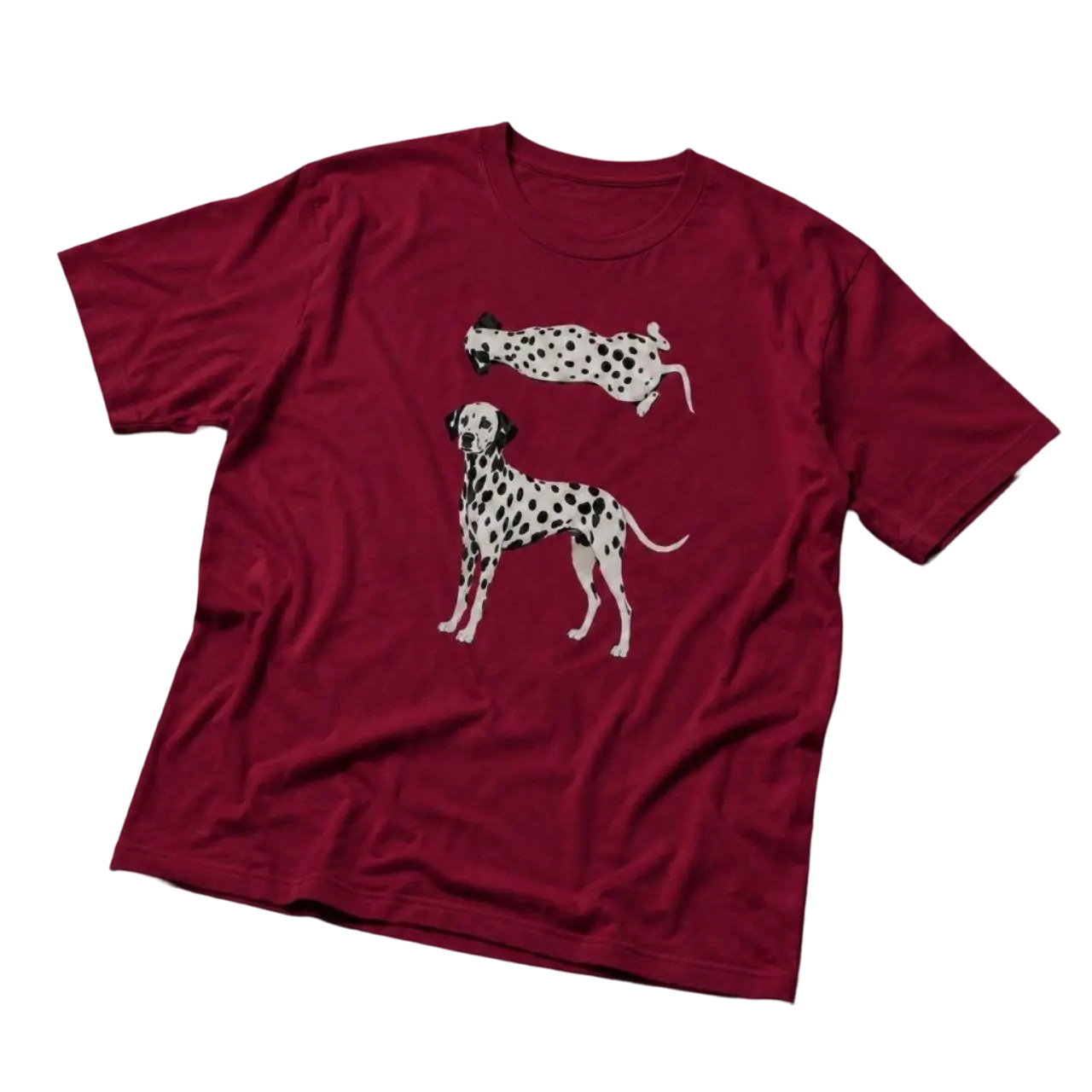 Funny Dalmatian Dog Shirt, Cute Sleeping Dalmatian T-Shirt, Dog Lover Gift, Spotted Dog Graphic Tee, Dalmatian Mom Shirt
