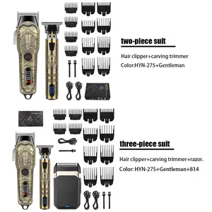 Professional Electric Hair Clipper Set for Home Use, Easy-To-Use Design, Ideal Gift for Men, Includes Trimming Tools
