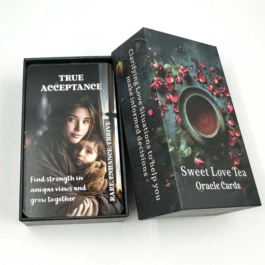Sweet Love Tea Oracle Cards 78 Cards 12X7 CM Clarifying Love