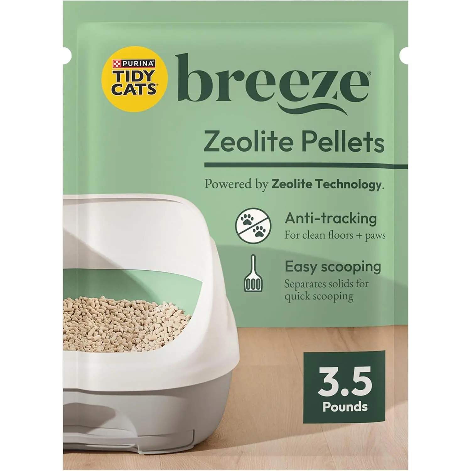 Purina Tidy Cats Litter Pellets, Breeze Refill Litter Pellets in Recyclable Box - (6pack) 3.5 lb. Bags