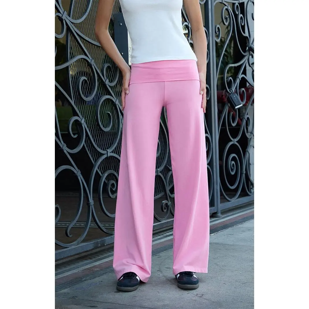 John Galt Women's Pink Priscilla Flare Pants John Galt Women's Pink Priscilla Flare Pants