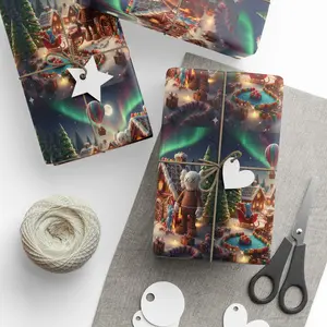 Kawz Gingerbread Village Wrapping paper