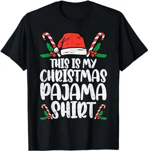 Albatross  This Is My Christmas Pajama Shirt Funny Xmas PJs Men Women T-Shirt