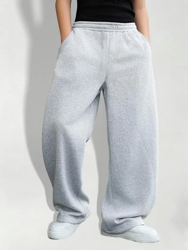 Boys jogger pants for winter Casual Outdoor Street Pocket Straight Trousers Sports Pants for Autumn