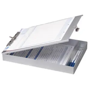 212 MAIN Aluminum Form Holder - Paper Organizer, Important Document Organizer, Office Filing Accessory, 8.50in x 12in Size, 1-Inch Deep Storage, Smooth Surface, AM Model