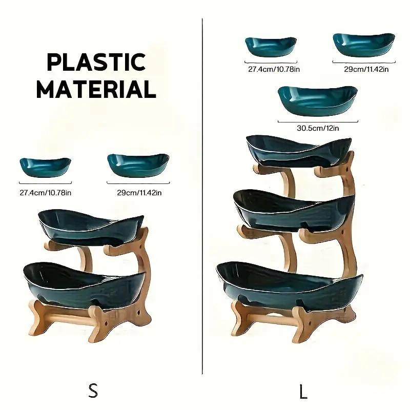 Elegant Tiered Luxury Fruit Stand Creative Candy Display Layer Bowl Home Snack Bread Tray Living Wall Shelves