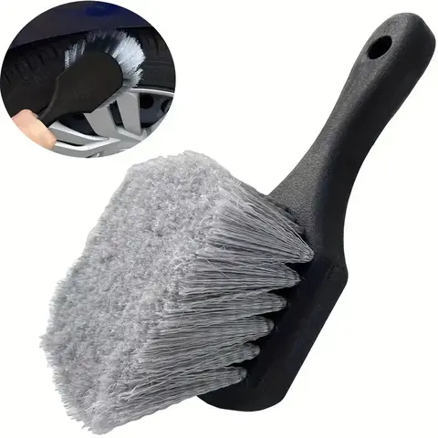 Car Wheel & Tire Cleaning Brush, Soft Car Wheel & Tire Cleaning Brush, Professional Car Wash Accessories for Car Cleaning Maintenance