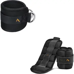 10lbs/Pair Adjustable Ankle Weights+ Ankle Strap