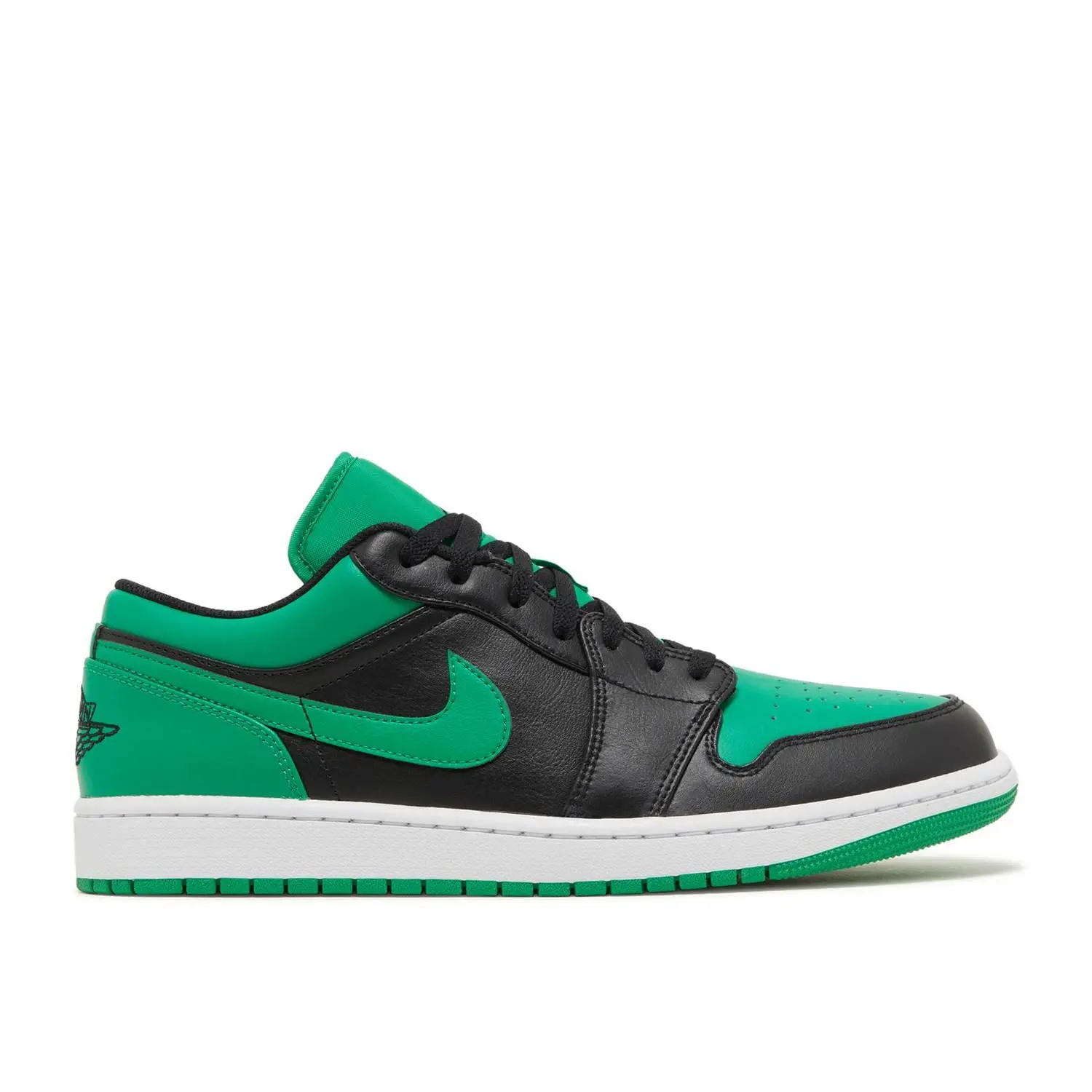 AIR JORDAN 1 LOW 'BLACK LUCKY GREEN' AIR JORDAN 1 LOW 'BLACK LUCKY GREEN'