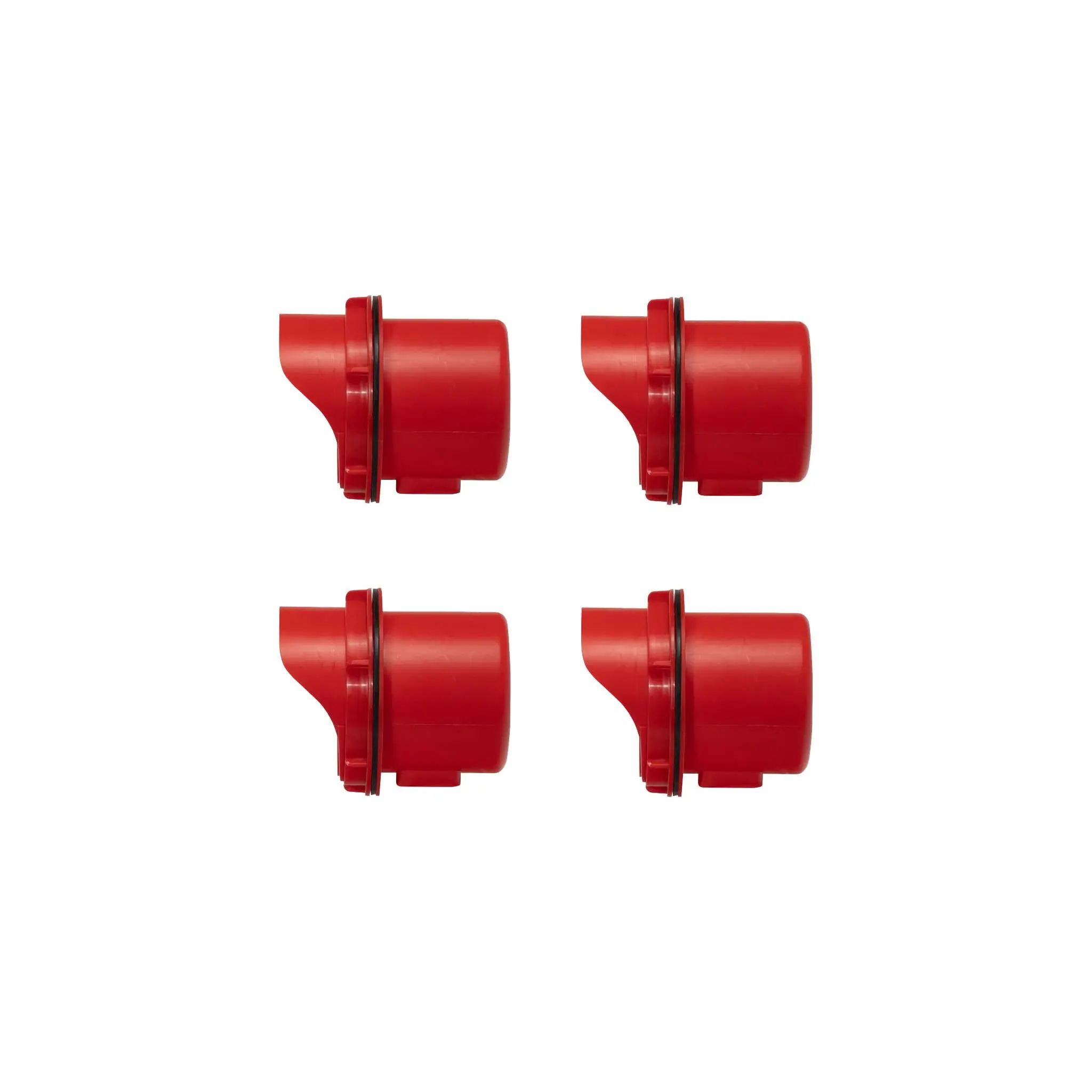 RentACoop Chick2Chicken DIY Medium 4-Port Feeder Kit with Built-In Slider Port Covers