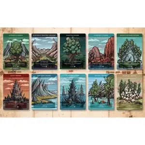 Full Art MTG Triome Lands - Proxy