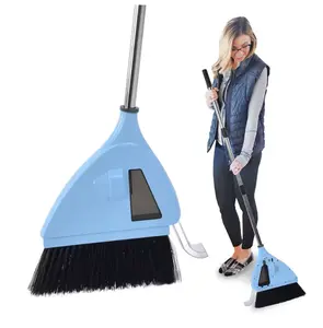 Smart Cleaning Broom - Blue & Black Design for Efficient Cleaning Tasks