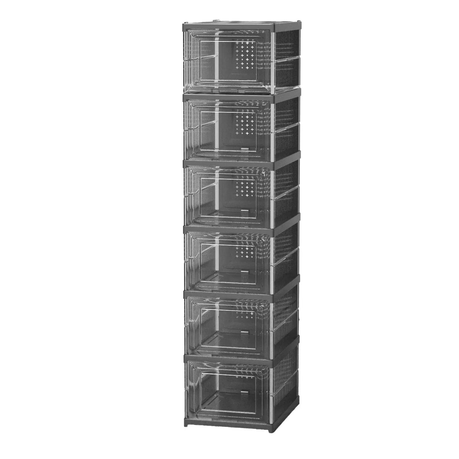 6  Tiers, black