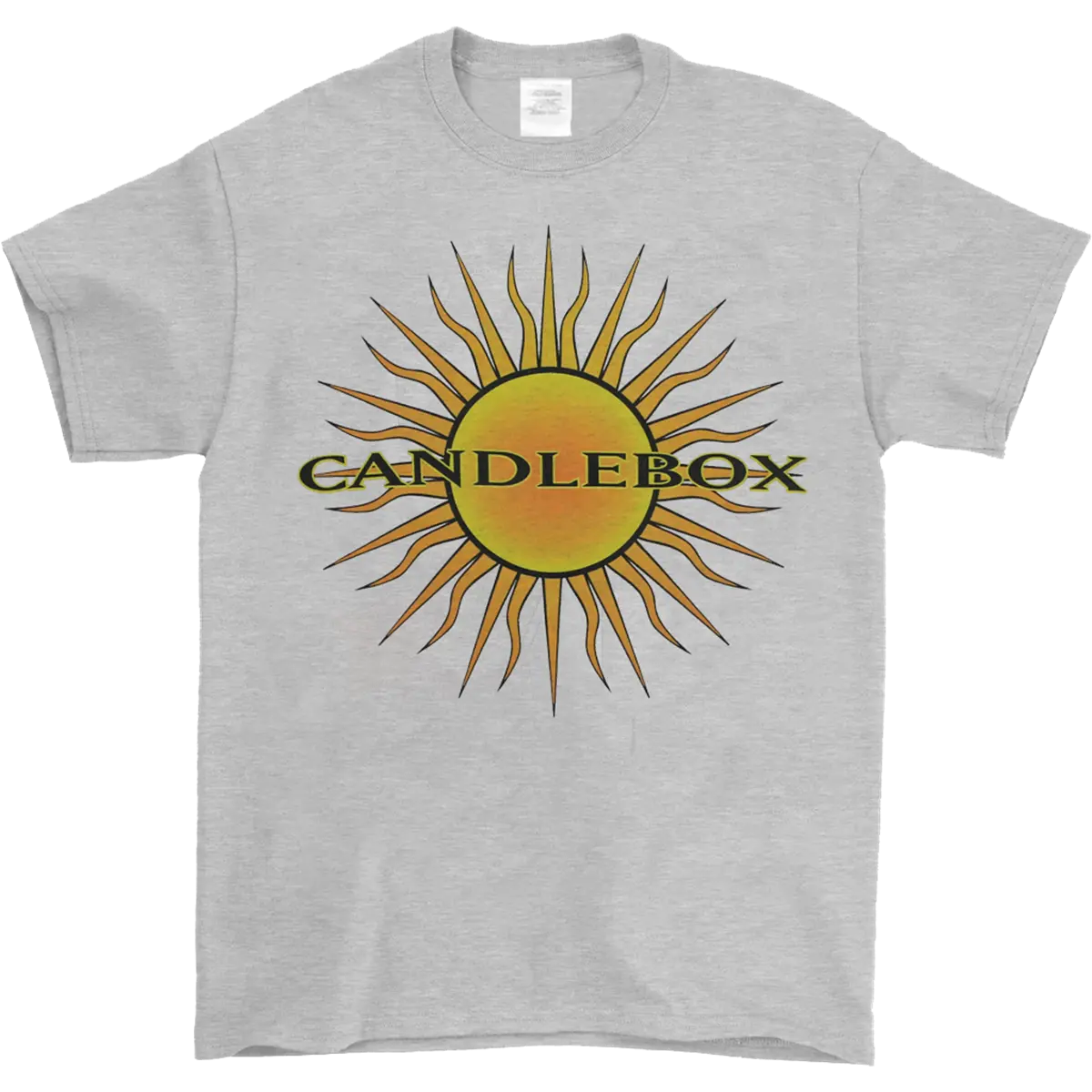 1994 Candlebox Never Get Off The Boat Sport Gray Double Side Cotton Unisex Tee