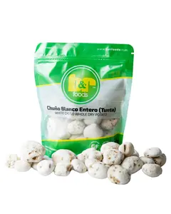 Chuño Blanco Entero (Tunta) | White Chuño Whole Dry Potato, 10 oz. (283 g.) Doy Pack - B&R Foods Dried Traditional Snack