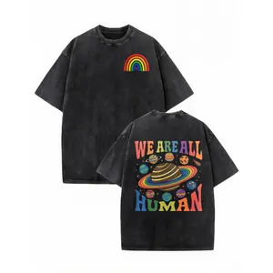 Fashion Pride Month Washed Shirt for Women and Men, LGBT Rainbow Clipart Unisex Shirt,Gay Tee, Rainbow LGBT Bow Outfit, Pride LGBT Shirt, Gay Lgbt T-shirt, Lgbtq quotes Shirt, Equality Hurts No One Apparel