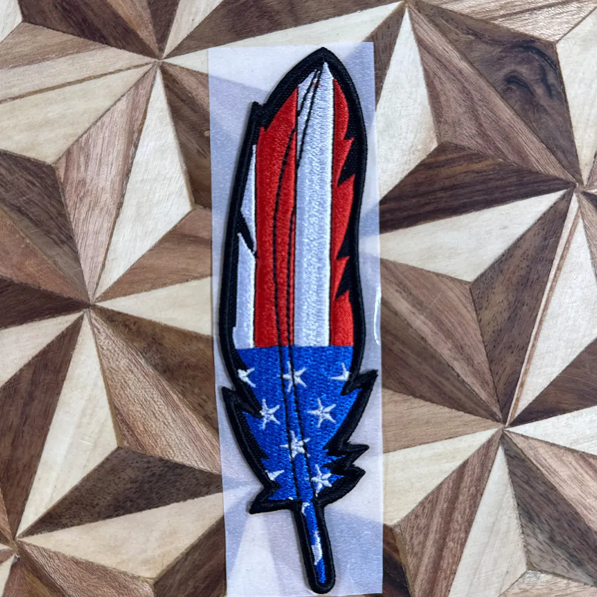 Feather Cowboy Hat Patches