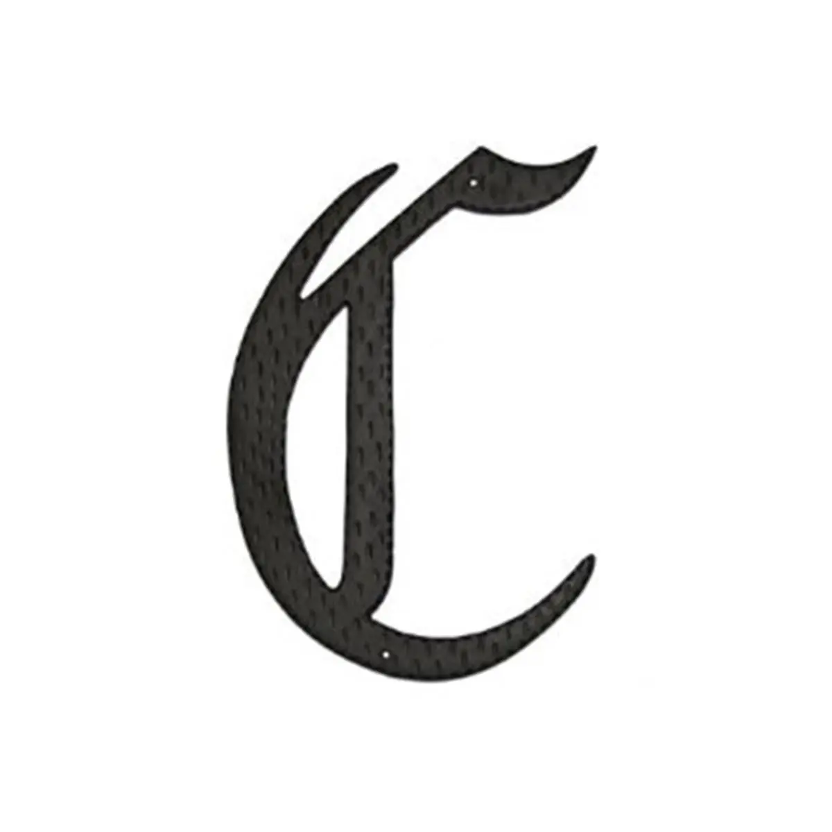 212 MAIN HAM-24-C 24 In. Aluminium Decorative Monogram C Sign, Home Improvement Building Supply for Doors, Gates