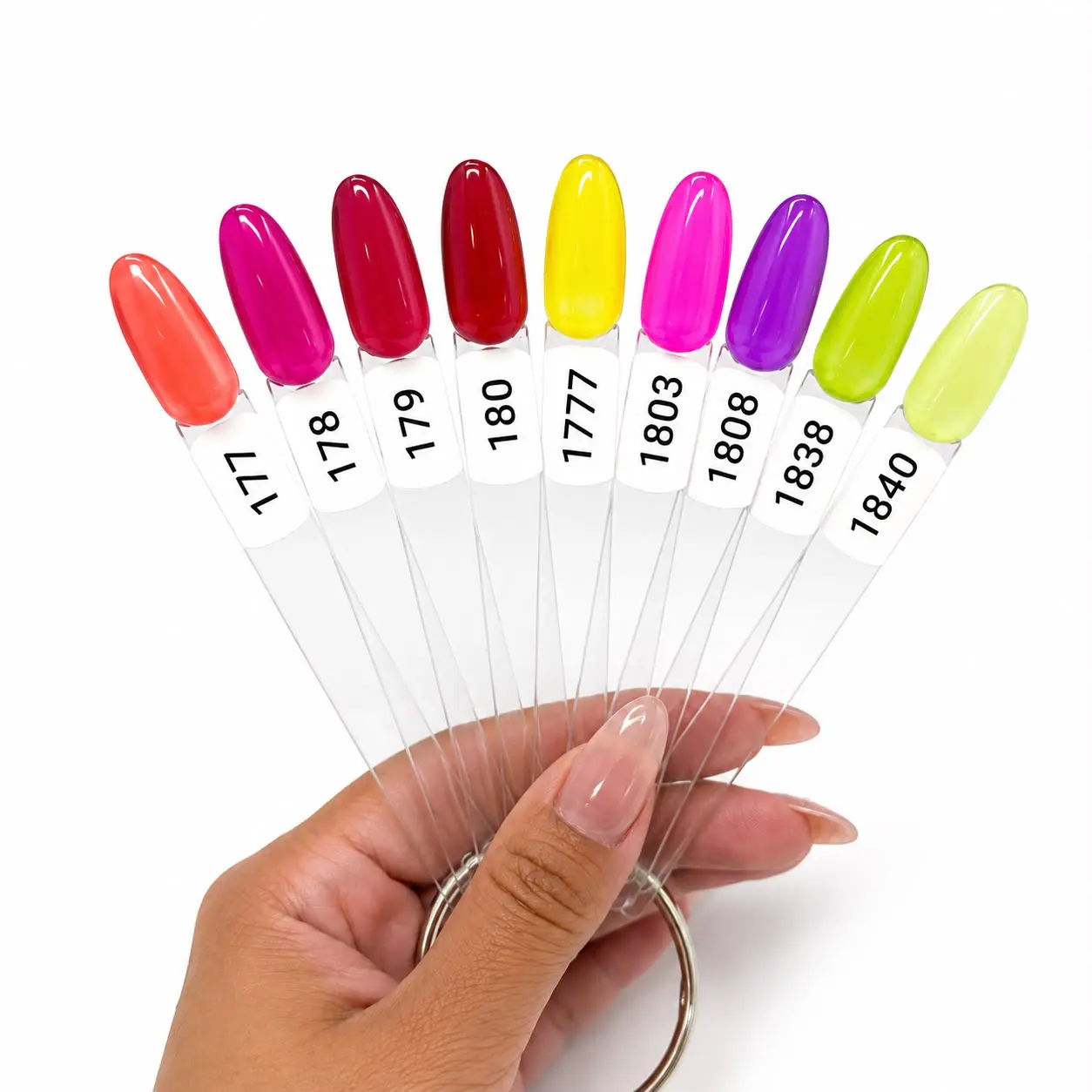 Rosa Nail Supply Jelly Series Gel Nail Polish - HEMA-Free, TPO-Free, Smooth, Glossy