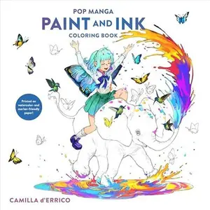Pop Manga Paint and Ink Coloring Book