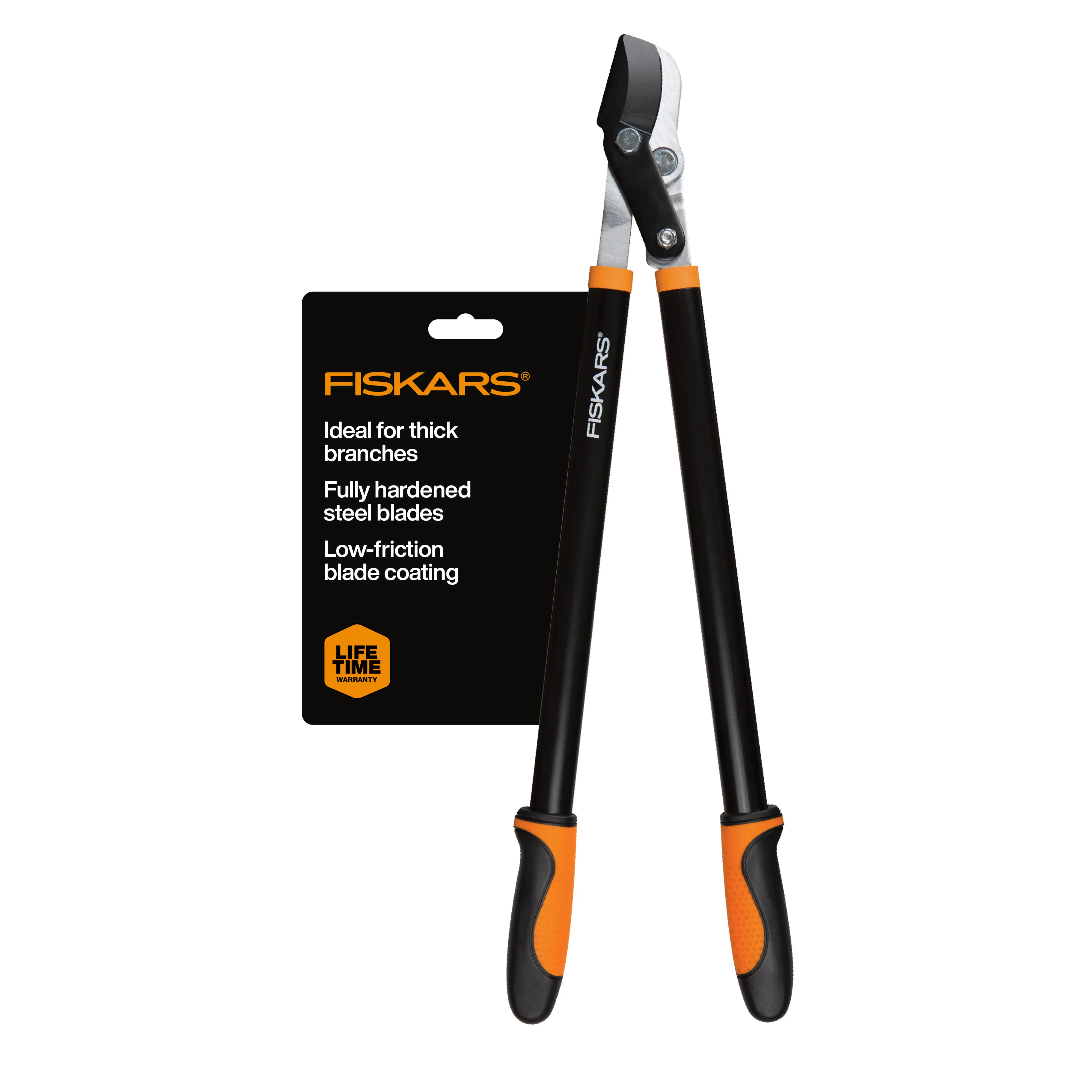 Fiskars 28-Inch Power-Lever Garden Bypass Lopper and Tree Trimmer, Sharp Precision-Ground Steel Blade for Cutting Branches up to 1.75-Inch Diameter