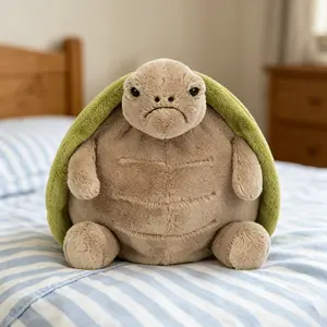 Cute Timmy Turtle Plush Toy with Premium Soft Texture, Fluffy Huggable Stuffed Animal, Thoughtful Birthday & Holiday Gifts for Boys & Girls