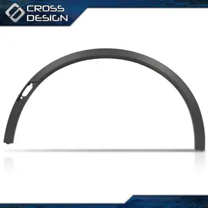 CROSSDESIGN Fender Flares For 2017-2024 Cadillac XT5 Primed Plastic Front Driver Side