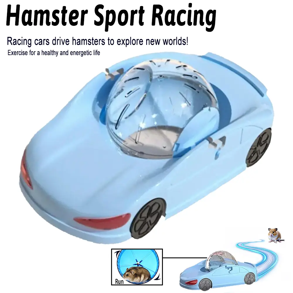 Hamster Fitness Wheel Toy  Easy to clean Detachable Lightweight Clear Ball   For Small Pets Ferrets Golden Bear Sports Desig Funny Creative Small Pet Running Ball  Enhance Cardiopulmonary Function