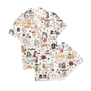 Manhua Novel Comic Pajamas, MDZS TGCF Hua Cheng Xie Lian, Lan Wangji Wei Wuxian Custom BL PJMs Cotton Comfortable Fabric Gift For Fan