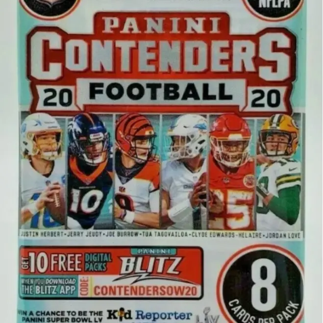 2020 Panini Contenders Football 8-Card Gravity Pack